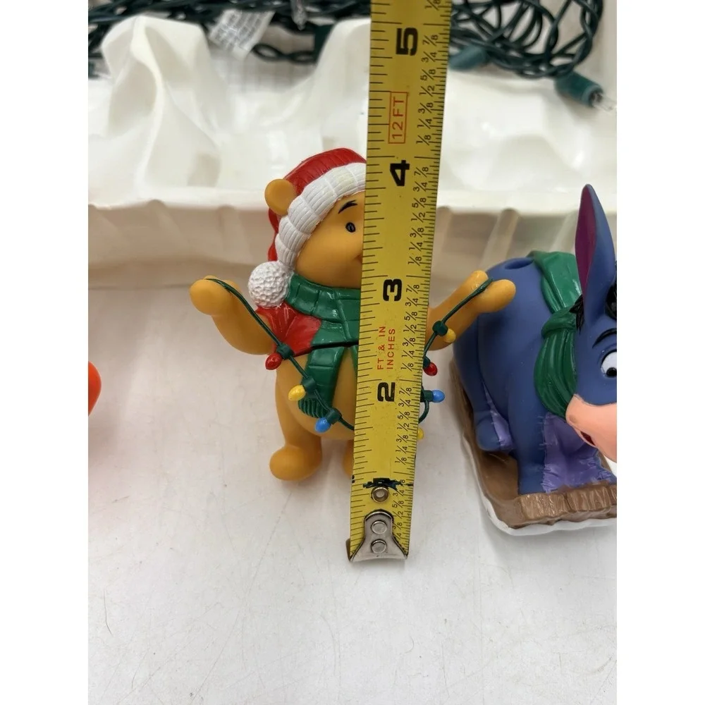VTG EZ Lights, Santa's Best, Ten Light Pooh Illuminated Tree Trimmer Set (WORKS)